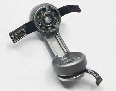 LinParts.com - DJI Mavic 2 Zoom Drone Spare Parts: YR PTZ motor with bracket PTZ arm