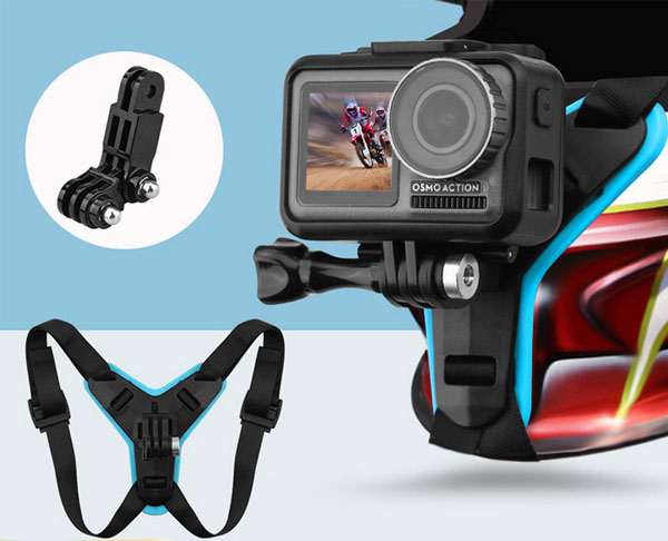 Gopro HERO7 Camera spare parts: Chin support + extension arm