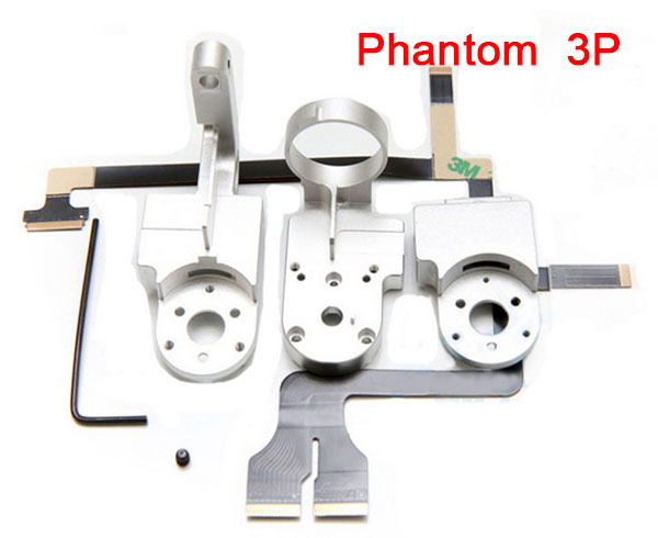 LinParts.com - DJI Phantom 3P Drone Spare Parts: Phantom 3P Upper bracket + lower bracket + cable + side cover