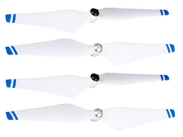 LinParts.com - DJI Phantom 3 Drone Spare Parts: 9450 self-locking propeller Blue 1set - Click Image to Close