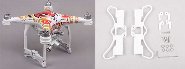 LinParts.com - DJI Phantom 3 Drone Spare Parts: Extend undercarriage