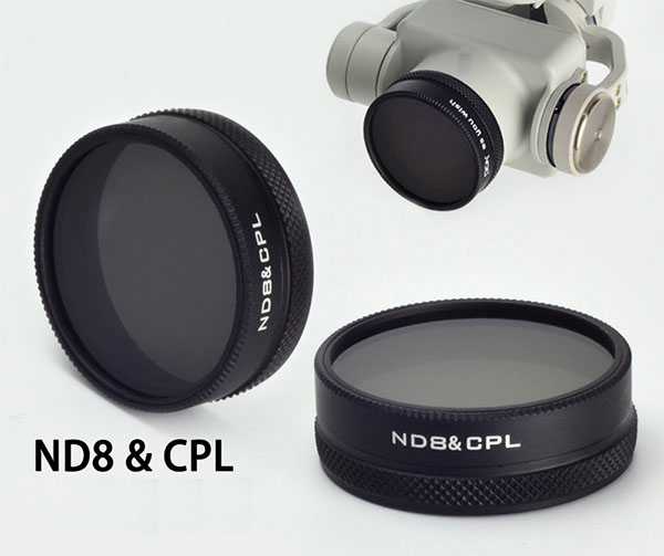 LinParts.com - DJI Phantom 3 Drone Spare Parts: ND8 & CPL filter combo multifunction - Click Image to Close