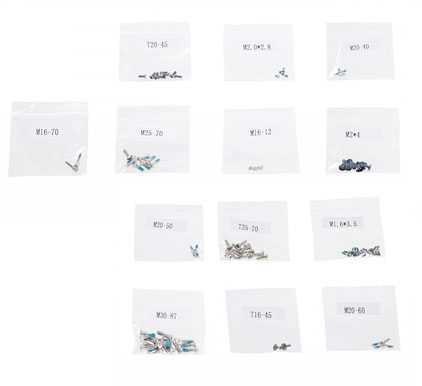 LinParts.com - DJI Phantom 4 Drone Spare Parts: Screws pack set
