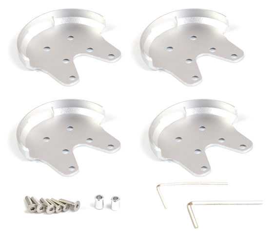 LinParts.com - DJI Phantom 4 Drone Spare Parts: Aluminum alloy motor reinforce suite