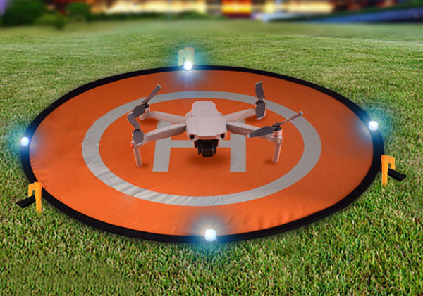 Hubsan H117S Zino RC Drone: Glow Parking apron
