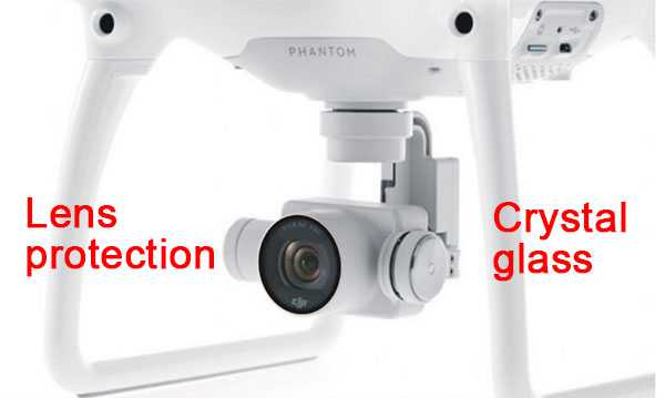 LinParts.com - DJI Phantom 4 Drone Spare Parts: Glass material [Camera Protective film]