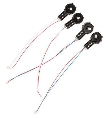 LinParts.com - E88 Pro RC Quadcopter Spare Parts: Motor + Motor base set black