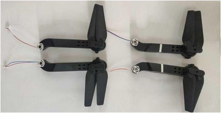 LinParts.com - E88 Pro RC Quadcopter Spare Parts: Arm set Black - Click Image to Close