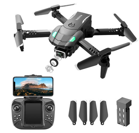 LinParts.com - S128 Mini Drone 4K HD Camera Three-sided Obstacle Avoidance Air Pressure Fixed Height Professional Foldable Quadcopter - Click Image to Close