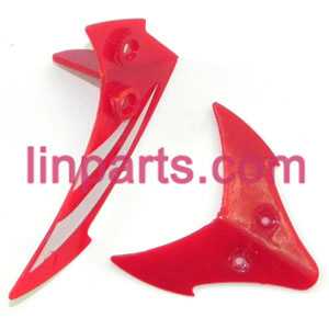 LinParts.com - Feixuan Fei Lun RC Helicopter FX028 FX028B Spare Parts: tail decorative set - Click Image to Close