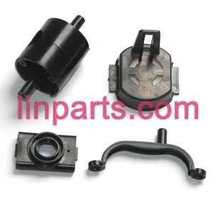 LinParts.com - Feixuan Fei Lun RC Helicopter FX037 Spare Parts: tail tube fixed and motor fixed set