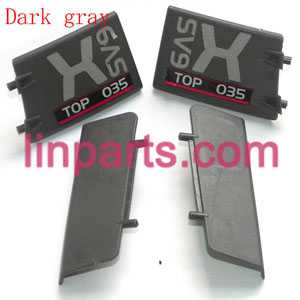 LinParts.com - Feixuan Fei Lun RC Helicopter FX060 FX060B Spare Parts: missile frame（Dark gray）