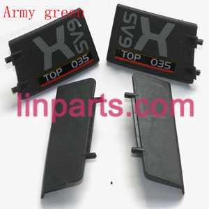 LinParts.com - Feixuan Fei Lun RC Helicopter FX060 FX060B Spare Parts: missile frame（Army green）