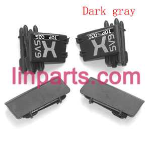 LinParts.com - Feixuan Fei Lun RC Helicopter FX060 FX060B Spare Parts: side missile launcher set（Dark gray）
