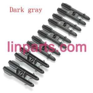 LinParts.com - Feixuan Fei Lun RC Helicopter FX060 FX060B Spare Parts: Missile（Dark gray）6pcs
