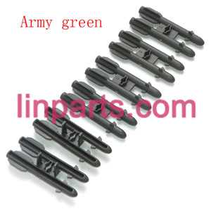 LinParts.com - Feixuan Fei Lun RC Helicopter FX060 FX060B Spare Parts: Missile（Army green）6pcs
