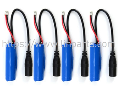 LinParts.com - Flytec V002 Crocodile RC Boat Spare Parts: V002-08 3.7V 500mAh battery 4pcs