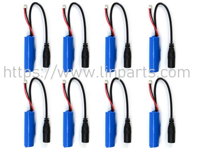 LinParts.com - Flytec V002 Crocodile RC Boat Spare Parts: V002-08 3.7V 500mAh battery 8pcs