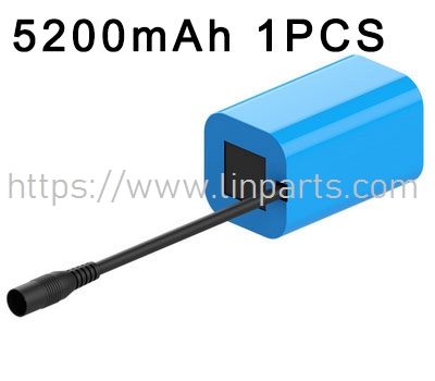 LinParts.com - Flytec V020 RC Boat Spare Parts: 2011-5.09 7.4V 5200mAh battery 1pcs