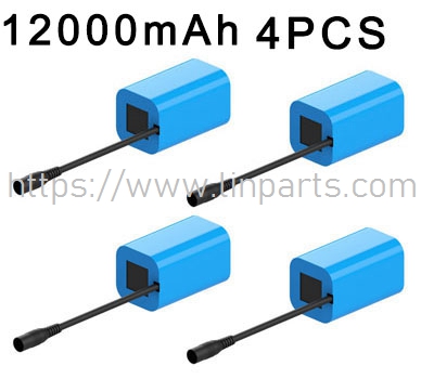 LinParts.com - Flytec V020 RC Boat Spare Parts: V020-10 7.4V 12000mAh battery 4pcs