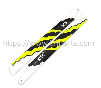 Flywing FW450L V3 Main blade yellow - RC Helicopter spare parts Flywing FW450L V3 Main blade yellow - RC Helicopter spare parts