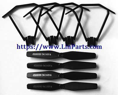 FQ777 FQ35 FQ35C FQ35W RC Drone Spare parts: Propeller + protective frame