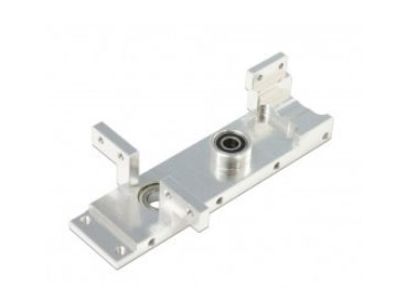LinParts.com - GAUI X5 RC Helicopter Spare Parts: 208356 CNC lower servo base (bright silver)