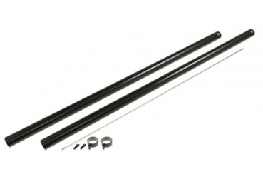 LinParts.com - GAUI X5 RC Helicopter Spare Parts: Tail pipe (X5 belt plate - electroplated black) 208323 2pcs