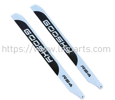 LinParts.com - GOOSKY RS4 RC Helicopter Spare Parts: 390MM carbon fiber main paddle white