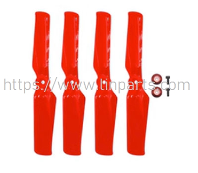 LinParts.com - GOOSKY S2 RC Helicopter Spare Parts: Tail propeller group Red