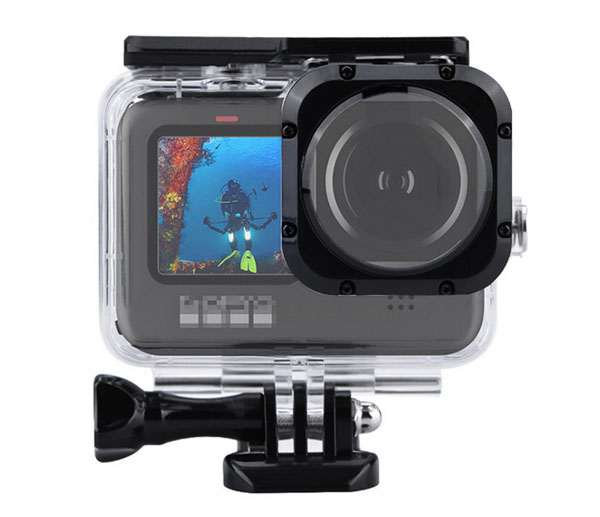 Gopro HERO9 Black Camera spare parts: Waterproof case +Adapter base