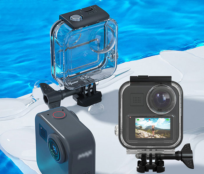 LinParts.com - Gopro MAX 6K 360 Camera spare parts: Waterproof case+Anti-fog sheet - Click Image to Close