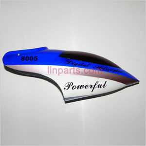 LinParts.com - GT model QS8005 Spare Parts: head cover (Blue)
