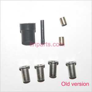 LinParts.com - GT model QS8005 Spare Parts: Big fixed set bearing set collar + small iron bar + copper sleeve for fixed the blade + other fixed set