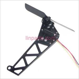 LinParts.com - GT model QS8005 Spare Parts: Tail tent + Tail motor + Tail blade + Tail LED Lamp