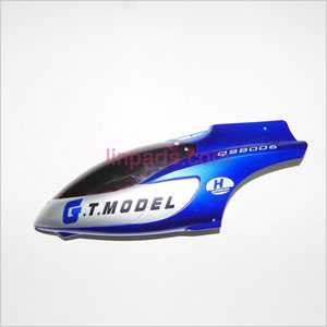 GT model QS8006 Spare Parts: Head coverCanopy(blue)