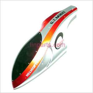 G.T model QS8008 Spare Parts: Head coverCanopy(Red)
