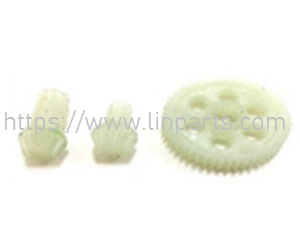 LinParts.com - HBX 16889 16889A RC Car Spare Parts: M16020 Spur Gear+Drive Pinions