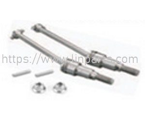 HBX 16889 16889A RC Car Spare Parts: M16105 Metal Front CAD Shafts + Pins+LockNut M4