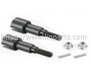HBX 16889 16889A RC Car Spare Parts: M16107 Metal Rear Wheel Shafts+Pins+LockNut M4
