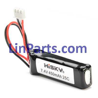 HiSky HCP100S RC Helicopter Spare Parts: Battery 7.4V 450mAh