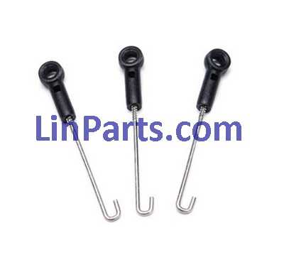 HiSky HCP100S RC Helicopter Spare Parts: Pull Rod 3pcs