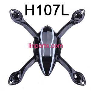 Hubsan X4 H107C H107C+ H107D H107D+ H107L Quadcopter Spare Parts: Upper cover body shell (Black-White)(H107-a31)