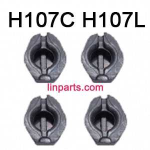 LinParts.com - Hubsan X4 H107C H107C+ H107D H107D+ H107L Quadcopter Spare Parts: Rubber feet (Black)(H107C H107L-a29)