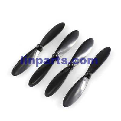 LinParts.com - Hubsan X4 H107C H107C+ H107D H107D+ H107L Quadcopter Spare Parts: Main blades (Black)