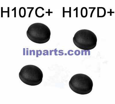 LinParts.com - Hubsan X4 H107C H107C+ H107D H107D+ H107L Quadcopter Spare Parts: Rubber feet (Black)(H107C+ H107D+)
