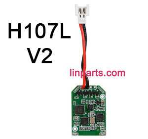 LinParts.com - Hubsan X4 H107C H107C+ H107D H107D+ H107L Quadcopter Spare Parts: PCB/Controller Equipement receiver (H107L V2) - Click Image to Close