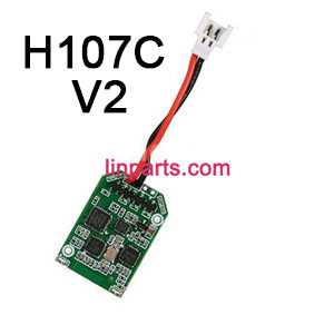 LinParts.com - Hubsan X4 H107C H107C+ H107D H107D+ H107L Quadcopter Spare Parts: PCB/Controller Equipement receiver (H107C V2)
