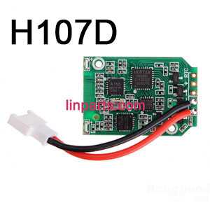 LinParts.com - Hubsan X4 H107C H107C+ H107D H107D+ H107L Quadcopter Spare Parts: PCB/Controller Equipement receiver (H107D)