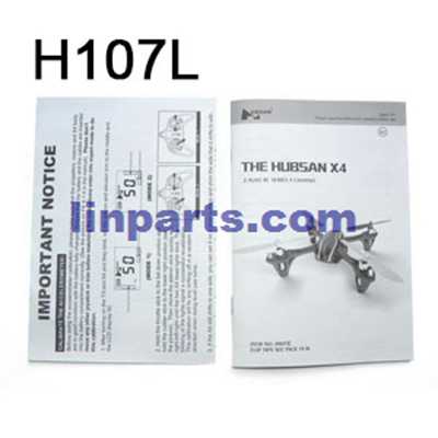 LinParts.com - Hubsan X4 H107C H107C+ H107D H107D+ H107L Quadcopter Spare Parts: English manual book(H107L) - Click Image to Close